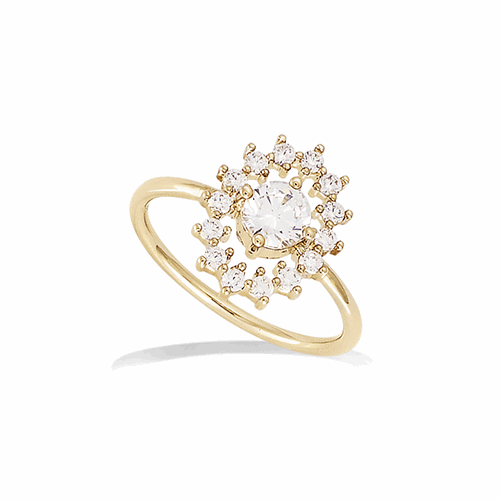 Bague en plaqué or – 12ED0730CZ