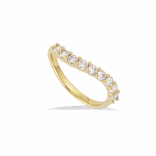 Bague en plaqué or – 12ED1870CZ