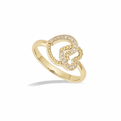 Bague en plaqué or – 12ED1890CZ