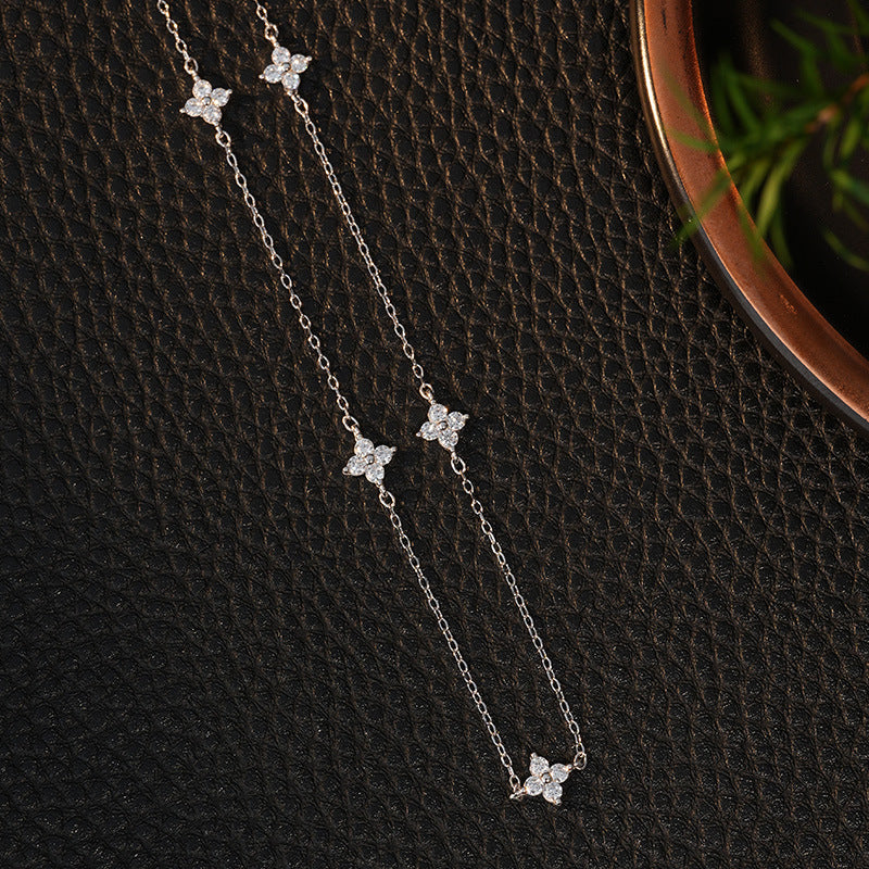 COLLIER ARGENT RH MOISSANITE 0,36CT REF 18801145EM