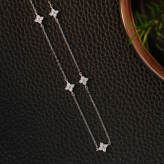 COLLIER ARGENT RH MOISSANITE 0,36CT REF 18801145EM