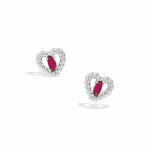 Boucles d’oreilles argent rh 21EC0110SR