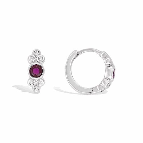 Boucles d’oreilles argent rh 21EC0230SF