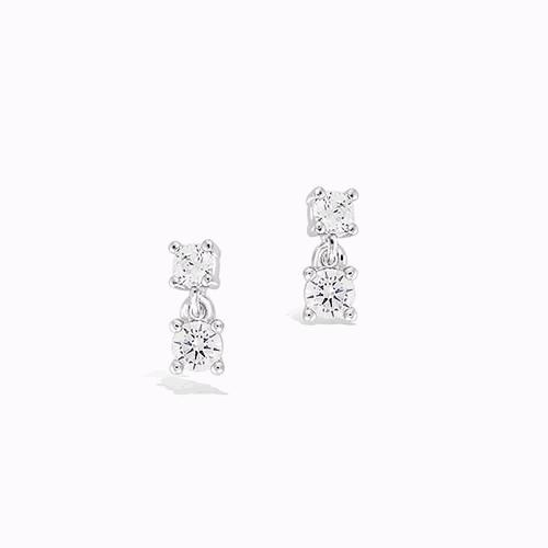 Boucles d’oreilles argent rh 21EC0410CZ