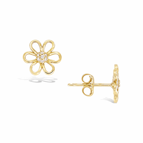 Boucles d’oreilles en plaqué or – 22EC1090CZ