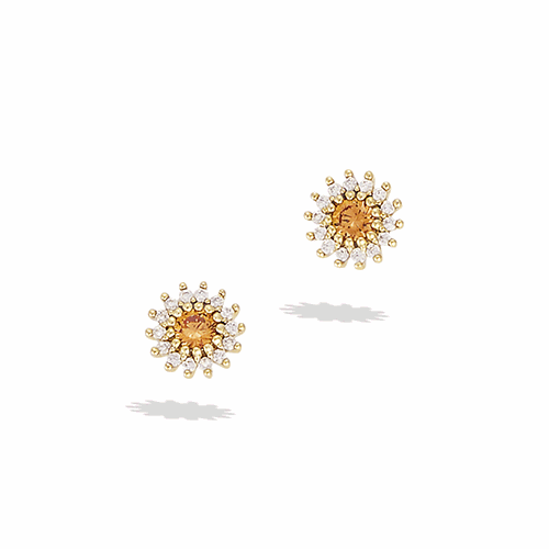 Boucles d’oreilles en plaqué or – 22ED0340CH