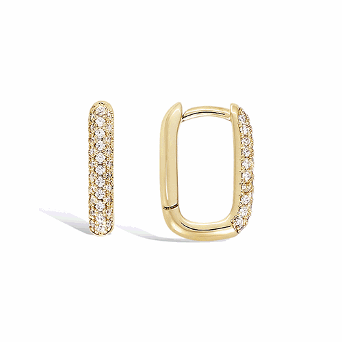 Boucles d’oreilles en plaqué or – 22ED0510CZ