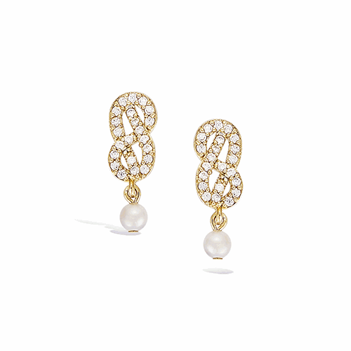 Boucles d’oreilles en plaqué or – 22ED0530SP