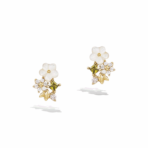 Boucles d’oreilles en plaqué or – 22ED0571OL