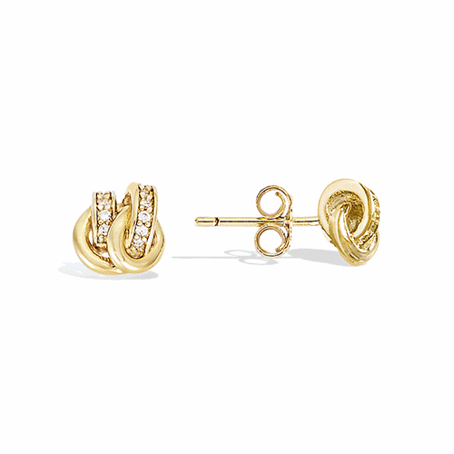 Boucles d’oreilles en plaqué or – 22ED0800CZ