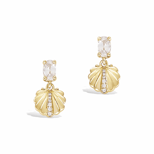 Boucles d’oreilles en plaqué or – 22ED0990CZ