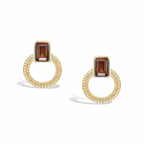 Boucles d’oreilles en plaqué or – 22ED1220SG