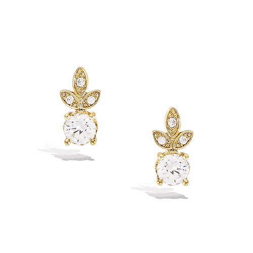 Boucles d’oreilles en plaqué or – 22HA1720CZ