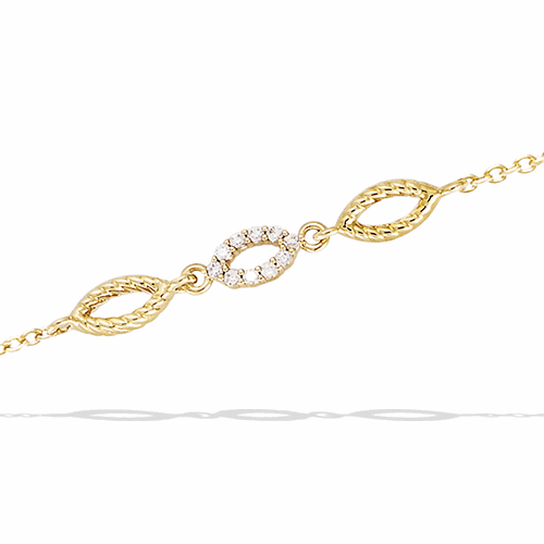 Bracelet en plaqué or – 32ED0350CZ