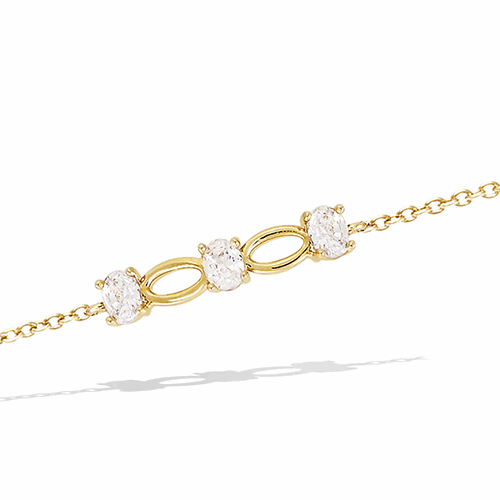Bracelet en plaqué or – 32ED0410CZ