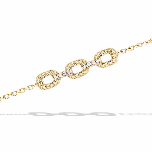 Bracelet en plaqué or – 32ED1180CZ