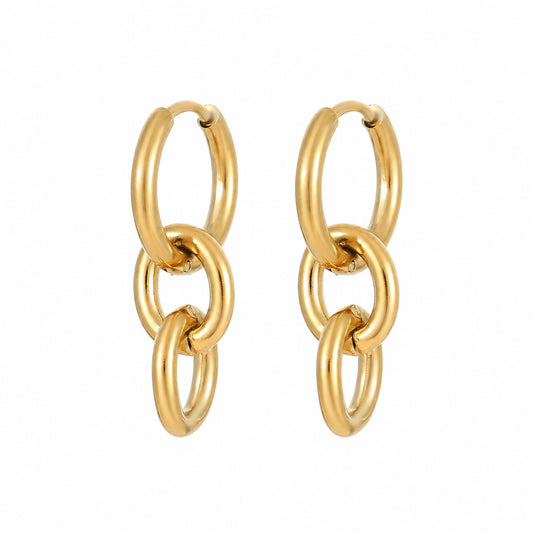BOUCLES D’OREILLES ACIER REF 5120692