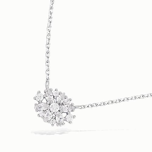 Collier argent rh 51EC0310CZ