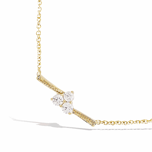 Collier en plaqué or – 52ED0600CZ
