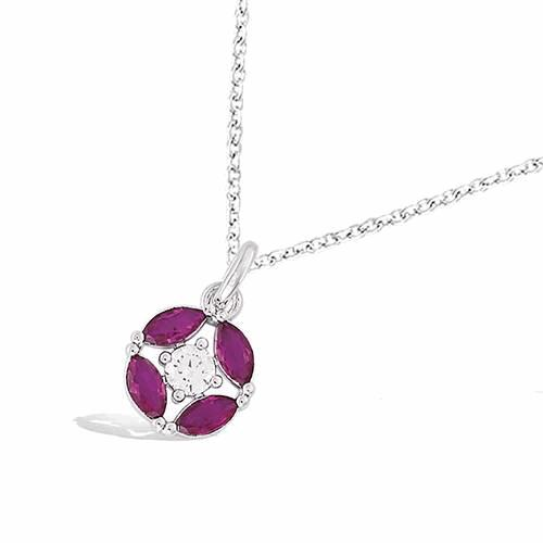 Pendentif argent rh 61EC0060SF