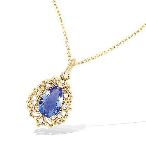 Pendentif en plaqué or – 62ED0430TZ