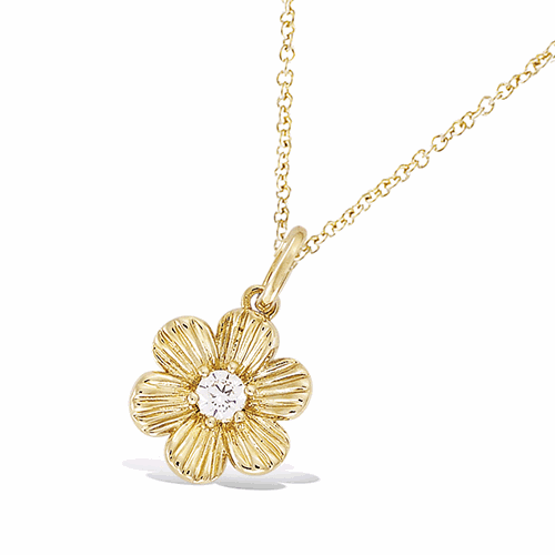 Pendentif en plaqué or – 62ED0560CZ