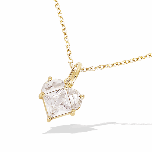 Pendentif en plaqué or – 62ED0620CZ