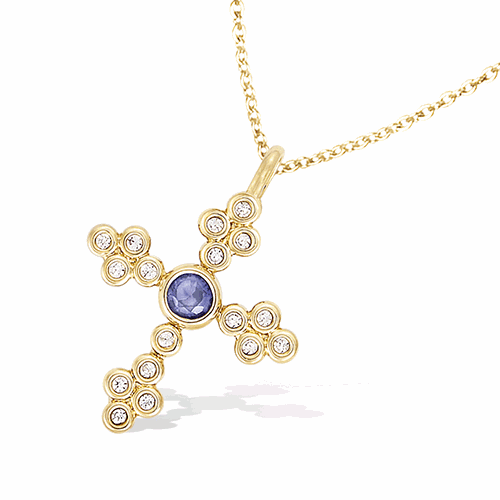 Pendentif en plaqué or – 62ED0760TZ