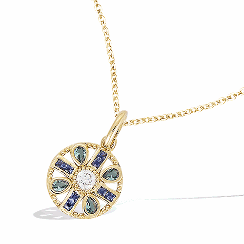 Pendentif en plaqué or – 62ED1760PBZ