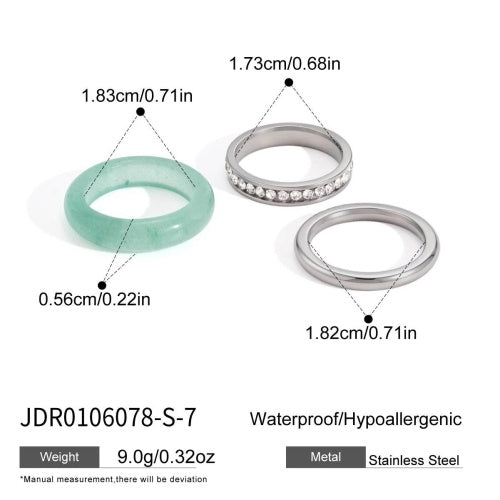 BAGUE ACIER REF BG0106078-S-7