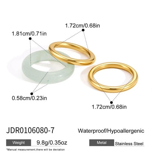 BAGUE ACIER REF BG0106080-7