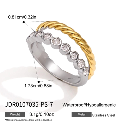 BAGUE ACIER REF BG0107035-PS-7