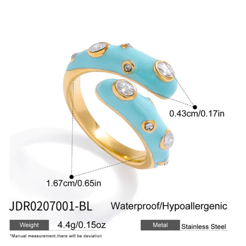 Bague en acier – BG0207001-BL