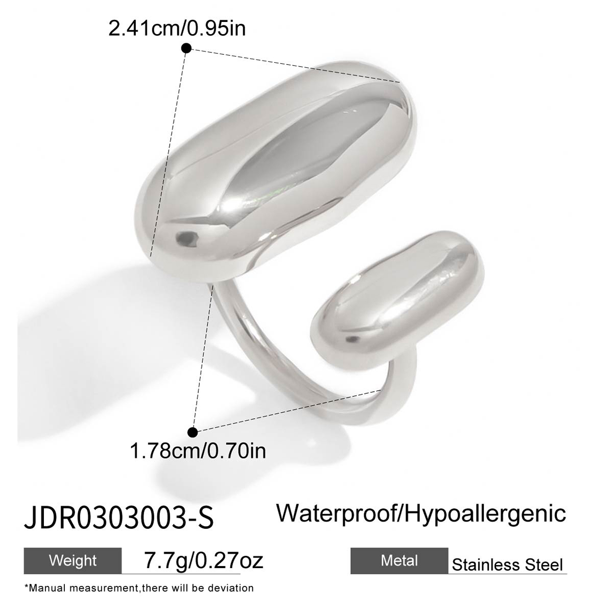 Bague en acier – BG0303003-S