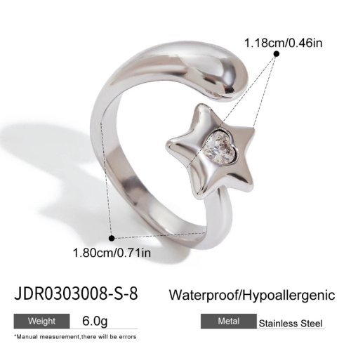 Bague en acier – BG0303008-S-8