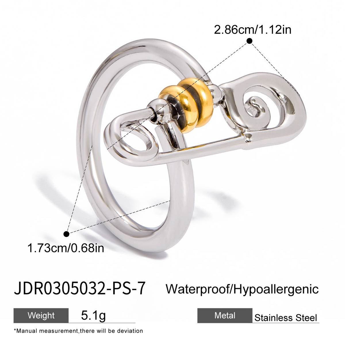 Bague en acier – BG0305032-PS-7