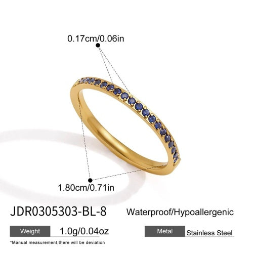 Bague en acier – BG0305303-BL-8