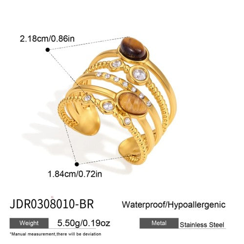 BAGUE ACIER REF BG0308010-BR
