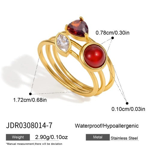 BAGUE ACIER REF BG0308014-7