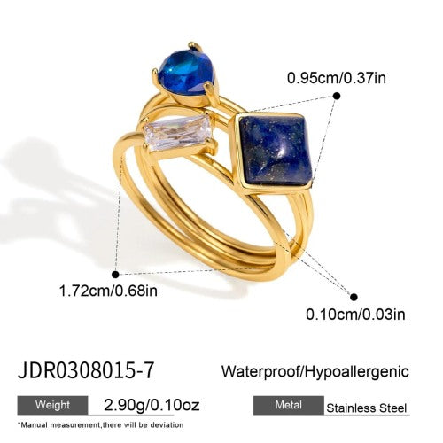 BAGUE ACIER REF BG0308015-7