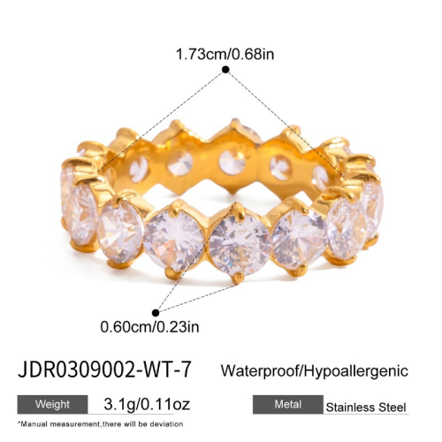 Bague en acier – BG0309002-WT-7
