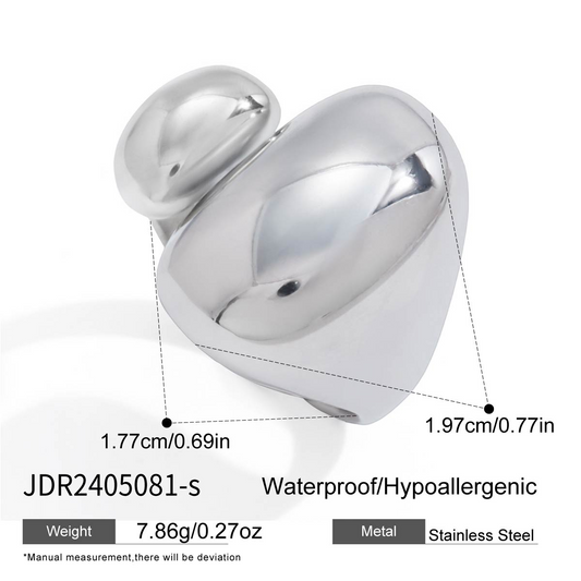 Bague en acier – BG2405081-S