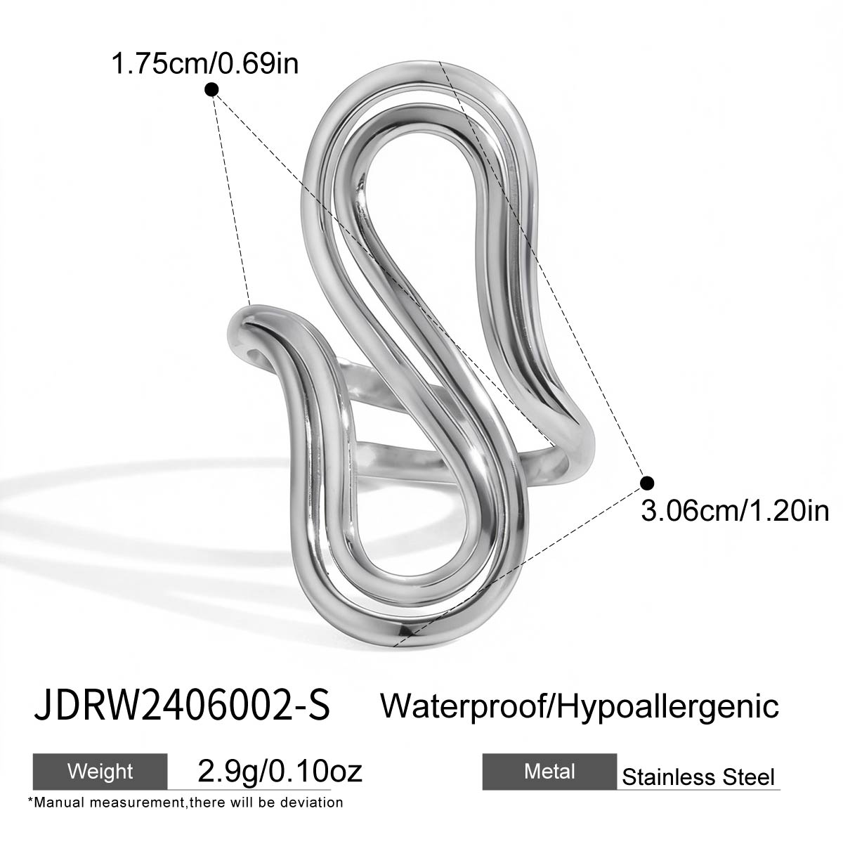 Bague en acier – BGW2406002-S