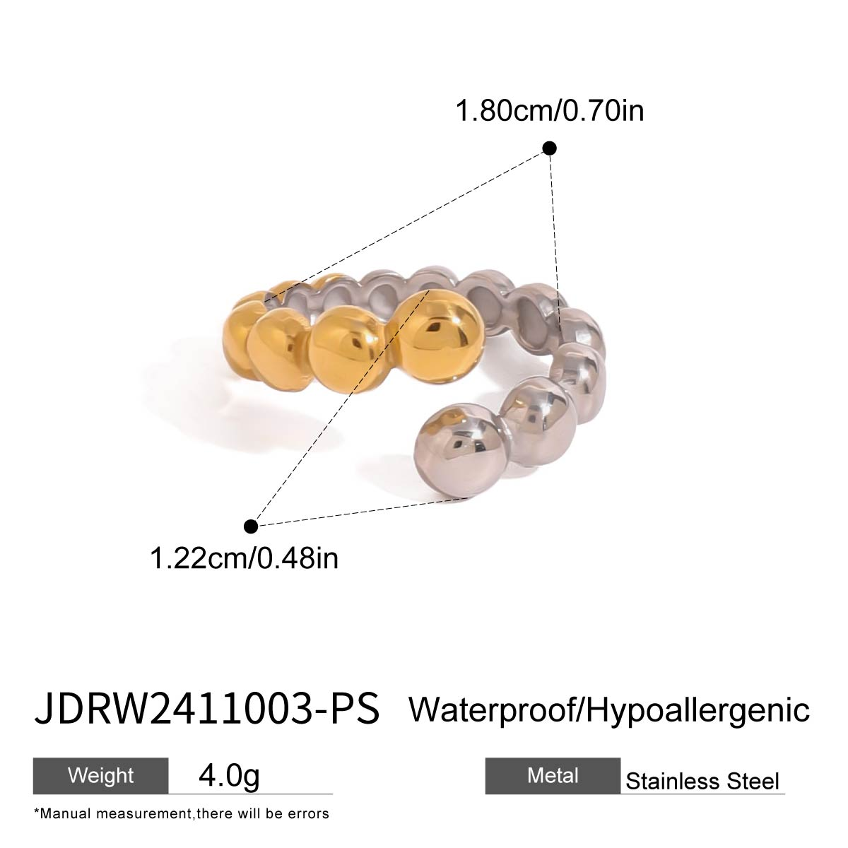 Bague en acier – BGW2411003-PS