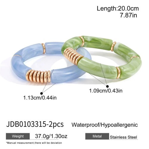 Bracelet en acier – BR0103315-2PCS