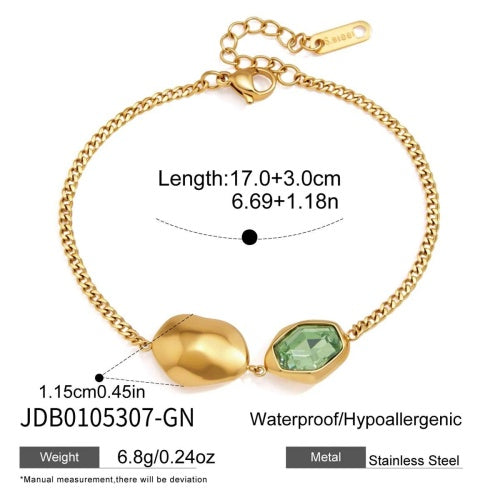 BRACELET ACIER REF BR0105307-GN