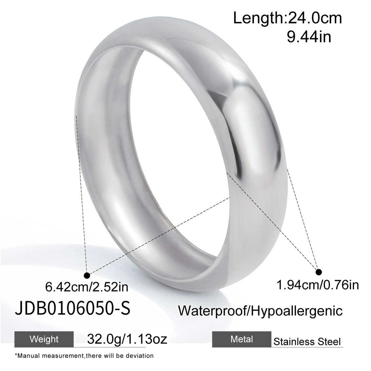 Bracelet en acier – BR0106050-S
