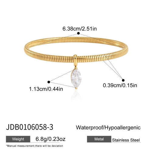 BRACELET ACIER REF BR0106058-3