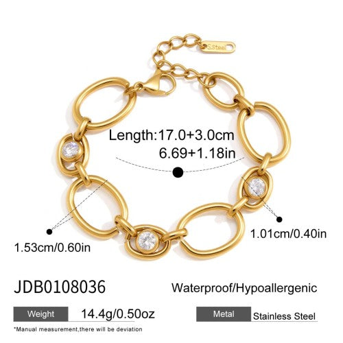 BRACELET ACIER REF BR0108036