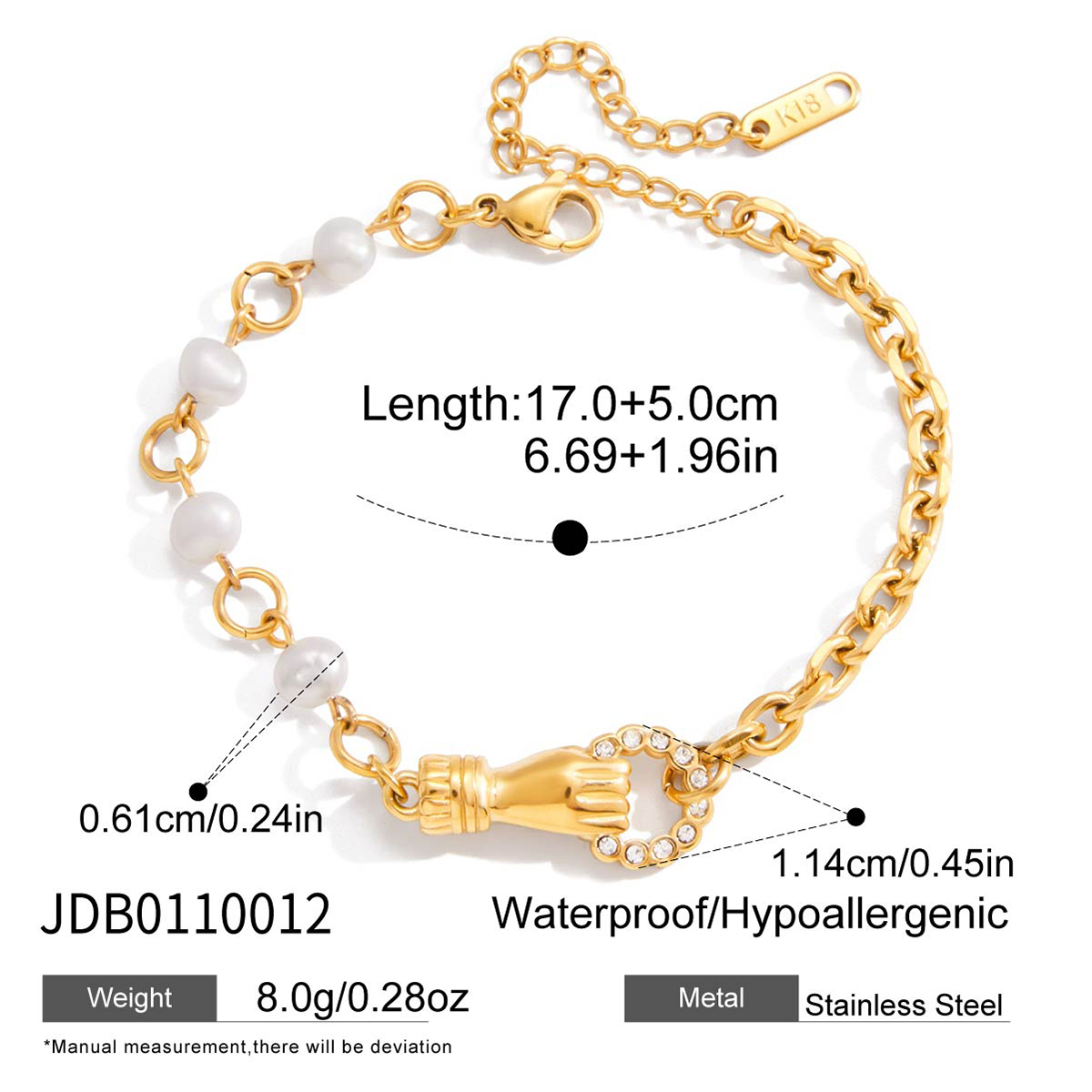 Bracelet en acier – BR0110012